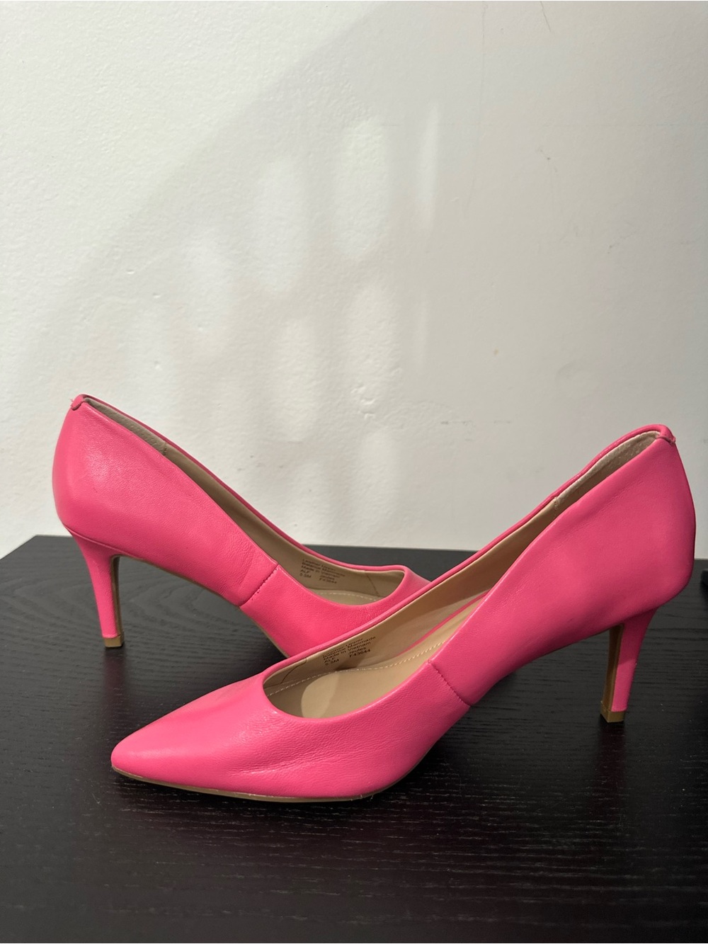 Alfani Hot Pink Pointed-Toe Mid Heel Pumps